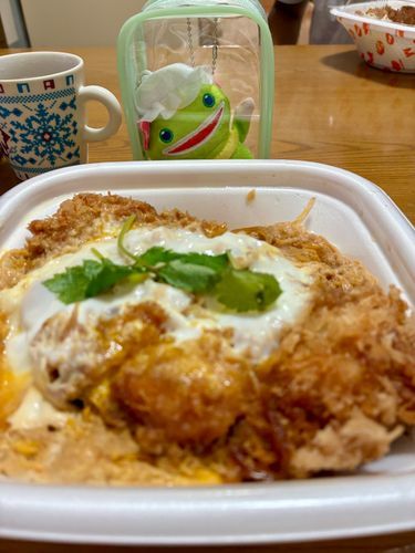 朝からカツ丼だよずずちゃん
