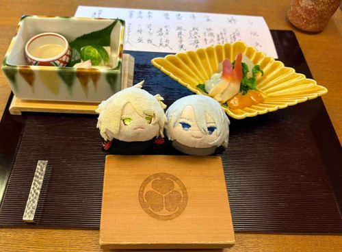 オレたちの五歳のお祝いにきたにゃ！

