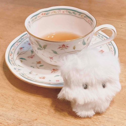 いいカップで紅茶を飲んだのでお上品な気分です