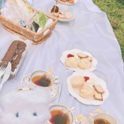 アフタヌーンティーピクニックをしました　美味しくて楽しかったですよ