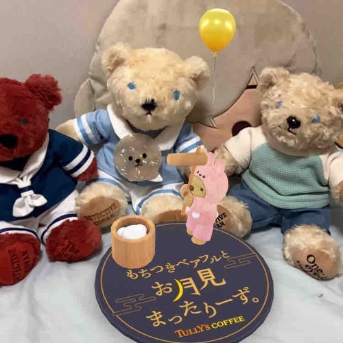 餅つきベアくんだ、一生懸命なところがテデ谷君のようだ🎑