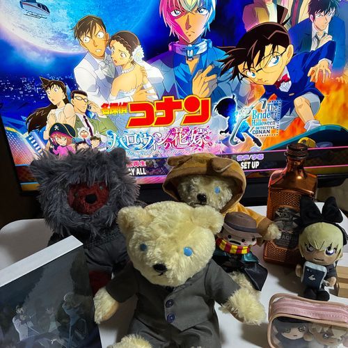 🐺Happy Halloween🦊
今日は家主とみんなで🎃ハロウィンの花嫁👰を視聴した。テデ谷君も正装で気合いを入れて見ていたな。ホントに君は無茶をする…。だが、渋谷の街を守れて、良かったな…