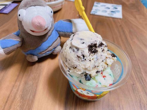 アイスは、こおりなので苦手です。