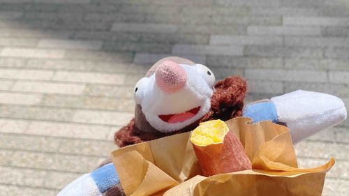 焼き芋の、無料配布がありました！