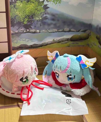 🩵「ひな祭りですね！」
‎🤍「持ち主さんが何かくれるみたい…？」