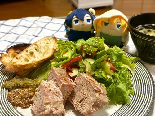 ぱて、なんとか
ようするに　肉　だな

もちちか