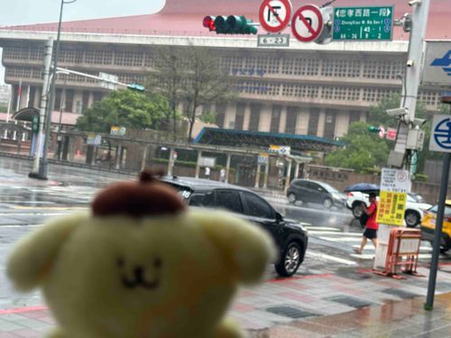 雨の台北駅☔️