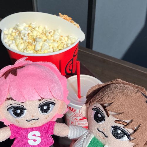 🍀えいがかん の おっきい ポップコーン って、テンション あがる よねぇ
🌸んま！！！