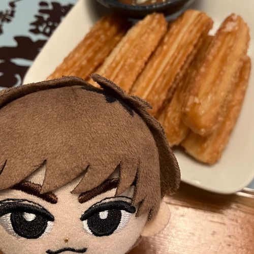 🍀トリキ の チュロ、カリカリ で おいしかった から おすすめ！きょう じゃないけど ごちそうタグ つけちゃおっと😋