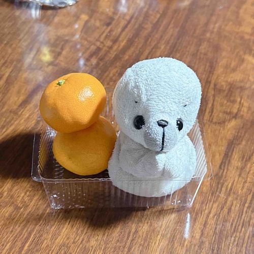 小さいみかん2個分の大きさ