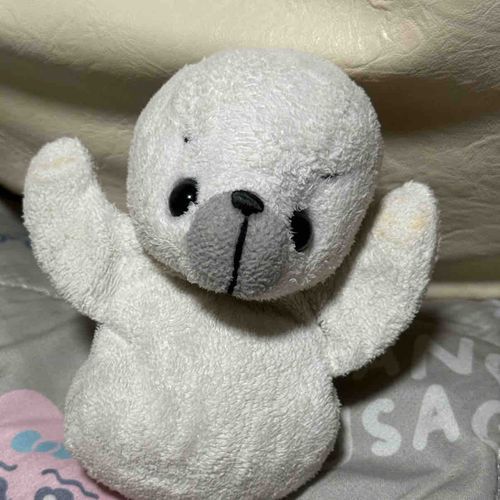 🦭「おてて、きたなーい！」
👤「たくさん頑張ってきた証拠だよ」

🦭「ﾃﾚ」