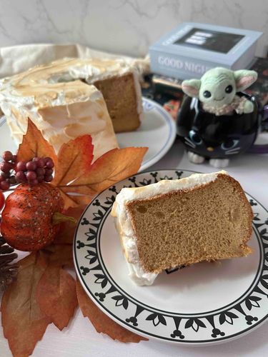 キャラメルシフォンケーキ
いっしょにつくったよ♡