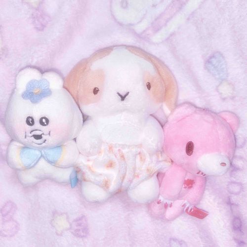 飼い主が好きな んぽちゃむ と グルーミー のぬいちゃんもいっしょにいるよ。

のぺ の家はたくさんぬいぐるみのお友達 いるんだ。