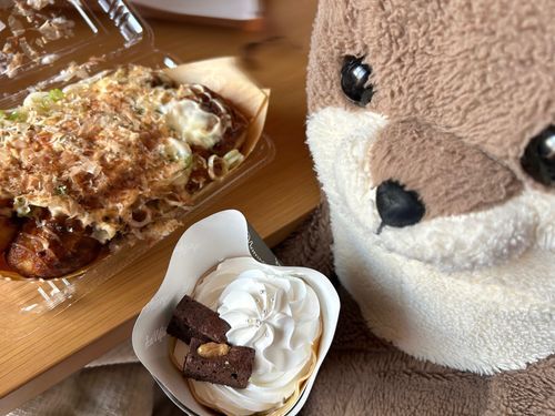 クレープ食うならしょっぱいものも…
ってたこ焼きまでいただいたぞ‼️‼️
こんな幸せでいいのけ⁉️
