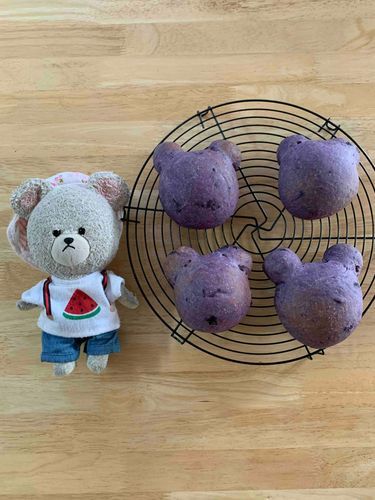クマ顔パンになったよー！！
