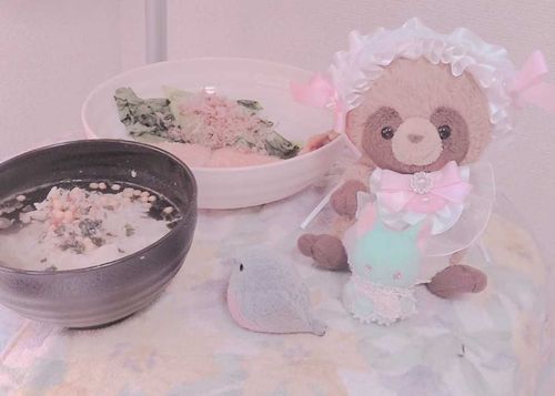 きょうのごはんさんなんだよ〜🌼✨️
おしたしさん🥬しゃけ🐟️おちゃづけさんなんだよ✨️