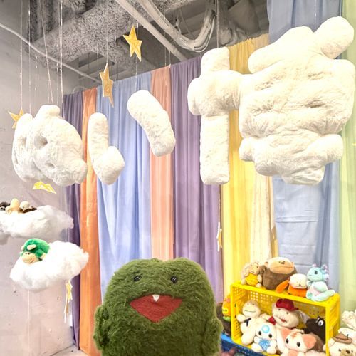 昨日はぬい博に行ったよ〜！ふわふわの仲間たちいっぱいでわくわくだったよ🌷