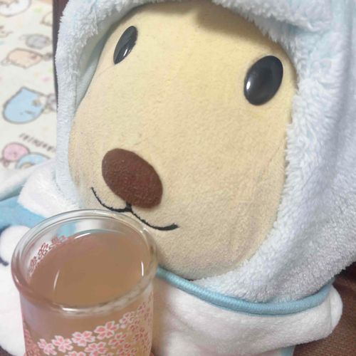 ひやしあめ　ごくごく…
