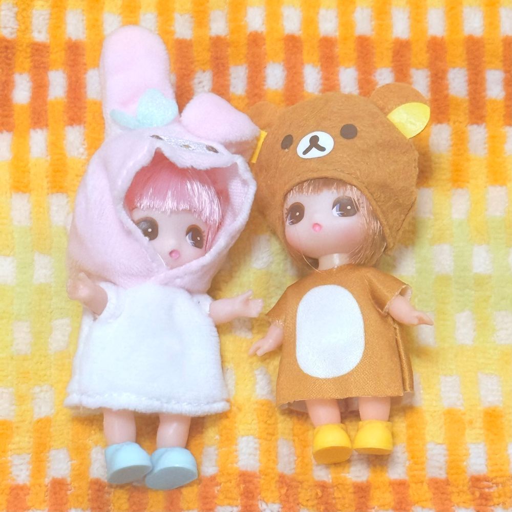⁡プチリカちゃんサンリオキャラクターズコレクション買いました！
当たったのはピンク髪が可愛いマイメロぷちリカちゃんでした！