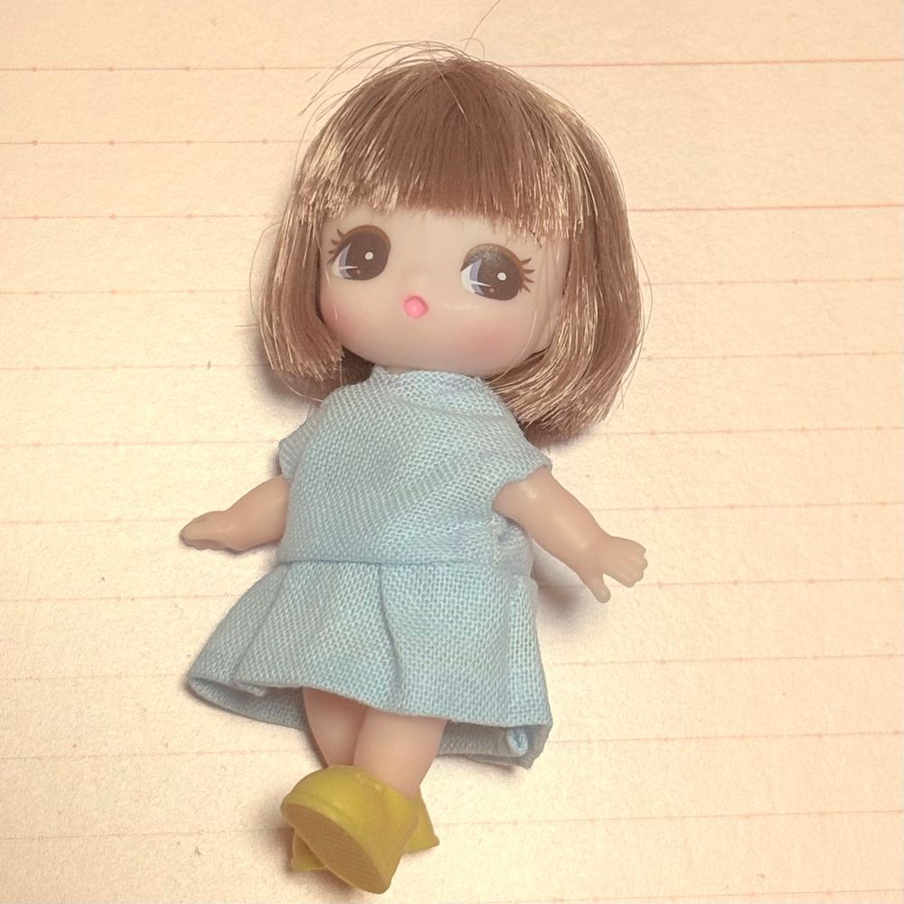 ワンピース系も作ってみた。
2枚目は飾りのレース(取り外し可能)を外したらこんな感です！