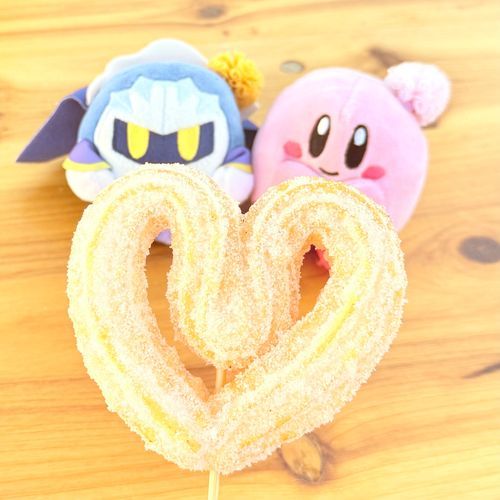 ハートチュロスとメタカビ❤️