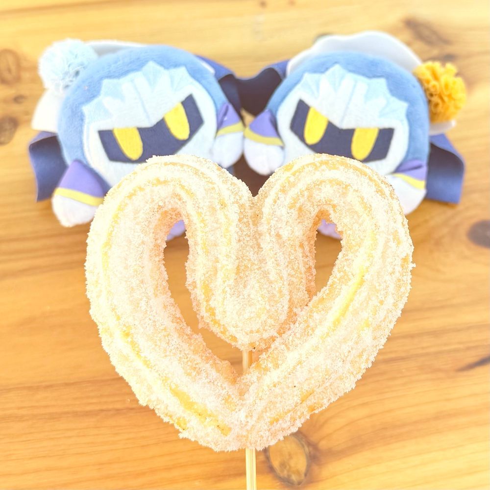 ハートチュロスとメタカビ❤️