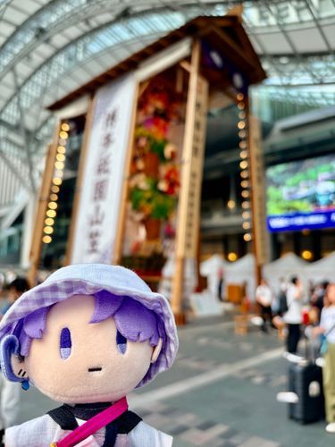 わんぴ-すの山笠でした🌸✨。
