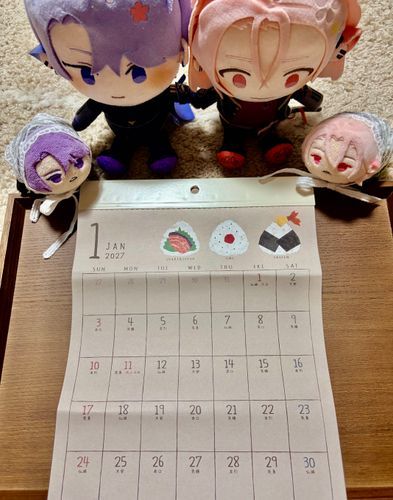 🍙* 来年のカレンダ-おにぎりです🌱* 。