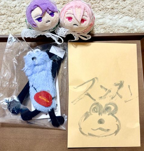 弟に代理購入頼んだらスンスンさんの絵を描いてくれてました* 。
　