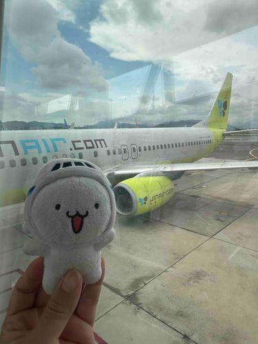 今回はJINAIRに乗って韓国の釜山にやってきたよー！！