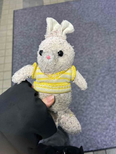 マフラーしないでお外は寒いよー😭