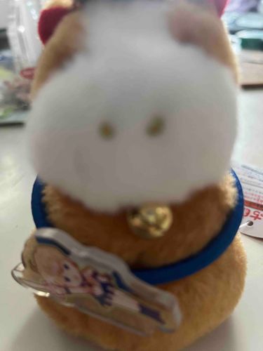 お久しぶりです。岩﨑大昇くんの頭の上にいる馬さんです。セーラーウラヌスさんを首に付け、オシャレしてみました。どうですか？