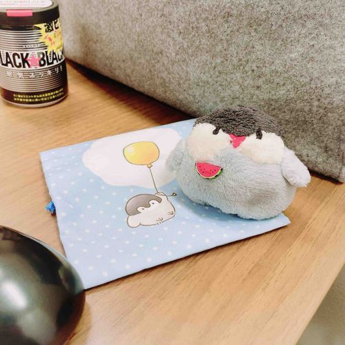 特別にデスクにあがらせてもらった時の写真だって。
キーボード打つ手が早くてすいかちゃんビックリしたらしい笑