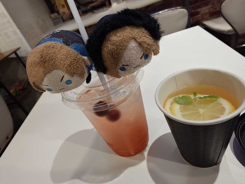 思ったよりクレアが飲めてよかった〜！！！
ちょっと満足そうw
余裕を見て飲みに行こう✌️
