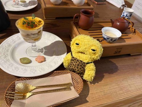 中国茶屋さんに来た。ティラミスも美味しくて最高だな