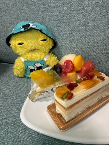 きらきらで綺麗なケーキだな
