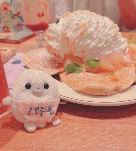わー　もり　もり　！

くりむ　たぷーり　ぱんけき🍰

おなか　ぱんぱ　ん　なるかも　ー
