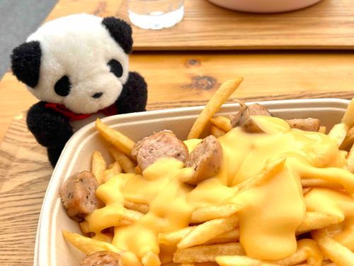 おいしかった チーズポメス😋