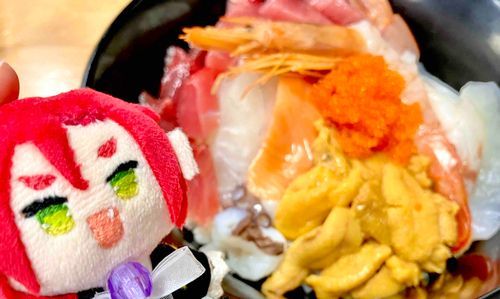 海鮮丼だぜ！マジうめー！✨