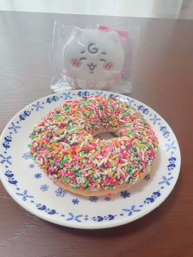 そしてカラースプレーのドーナツ🍩✨️
カラースプレー大好きなんだから仕方がない🤣