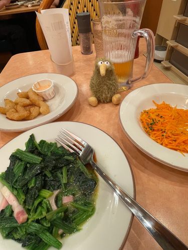 久しぶしの生ビールだういん♪