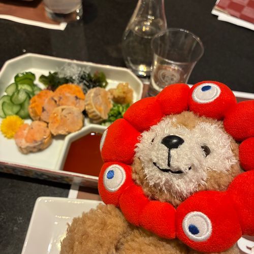 あん肝と賀茂鶴 純米吟醸