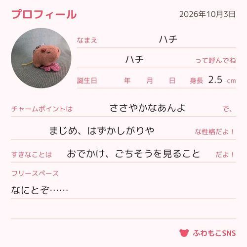 ハチのことです