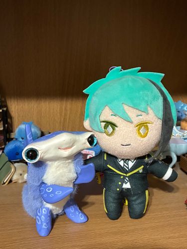 くりーむそーだのおうちにも、ジェイドくんがいた！
いつもはちがうおへやにいるんだってー。
ぜんぜんしらなかったよ。
おうちのジェイドくんもきのこ好きかな？
