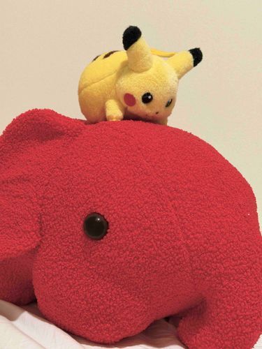 ﾋﾟﾁｬァ～～

ﾌﾟｸの パパ が おっきな ゾウさん持って帰って きたでち!!
ドムドムバーガー の ドムぞう の うめぼし くん らしーでち✨️
ママが 欲しかったみたいでちけど、 ﾌﾟｸの おっきな お友達でちから ママにはあげないでち😤