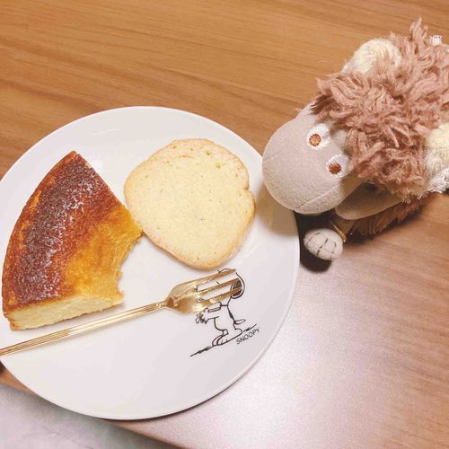 いただいたお土産でおやつタイムだよ🎵