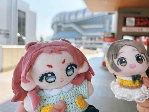 京セラドームにお友達のちなぬいちゃんと行ってきました
とてもお天気が良くてくっそ暑かったです 