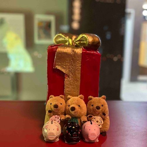 みんなでクリスマスマーケット🎄
ぶたさんを おむかえした🐖,,