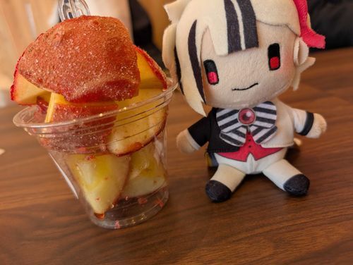 キャンディアップルの紅茶風味🍎☕
「りんごの甘酸っぱさと紅茶のキャンディがとても良く合いますね」