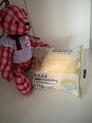 もちもちで美味しかったですな。食べる際に手によく付きましたぞ。